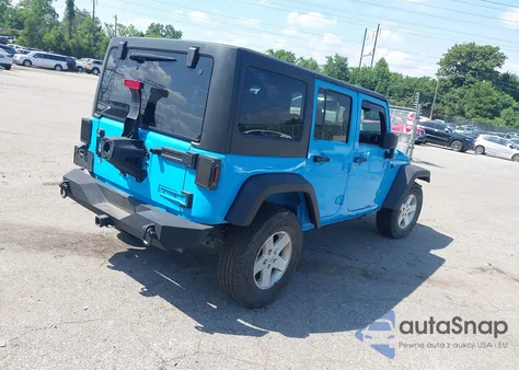 2017 Jeep Wrangler Unlimited Sport 4X4 из США, поврежденный, VIN 1C4BJWDG3HL703117